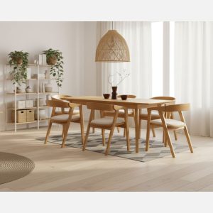 JUEGO DE COMEDOR EXTENSIBLE